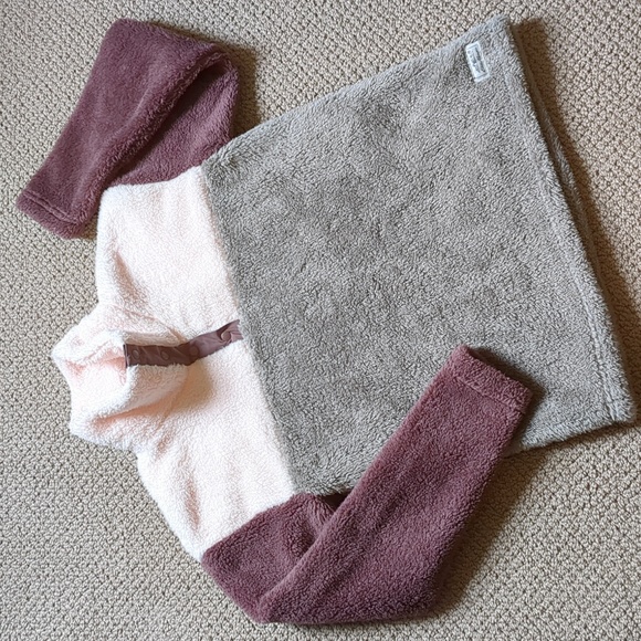 Eddie Bauer 1/4 snap color block Fleece Pullover M - Picture 2 of 12